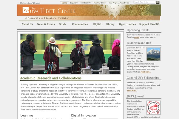 uvatibetcenter.org site used Tibetcenter