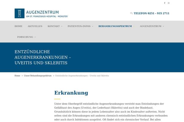 WordPress website example screenshot