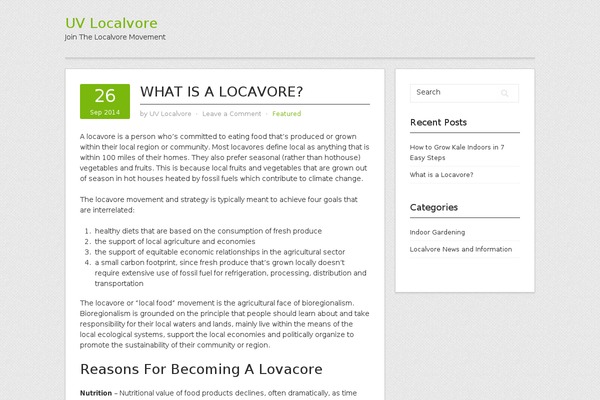 uvlocalvore.com site used Contango
