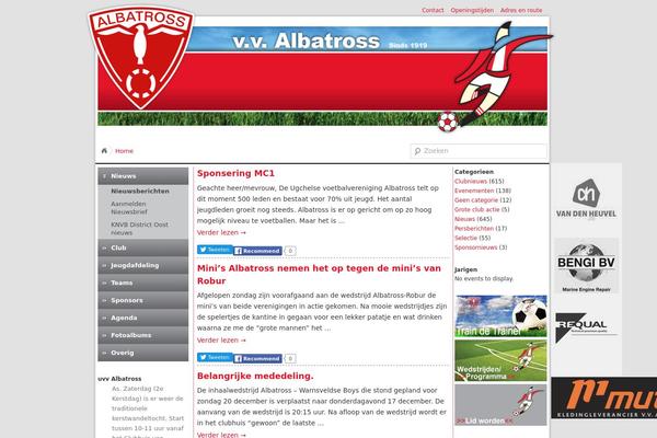 Albatross theme site design template sample
