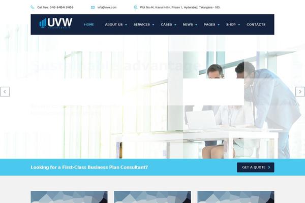 Consulting theme site design template sample