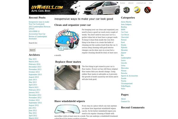 WordPress website example screenshot