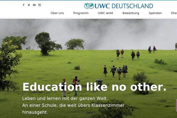 uwc.de site used Uwc-website