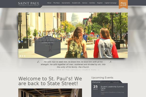 uwcatholic.org site used Stpauls