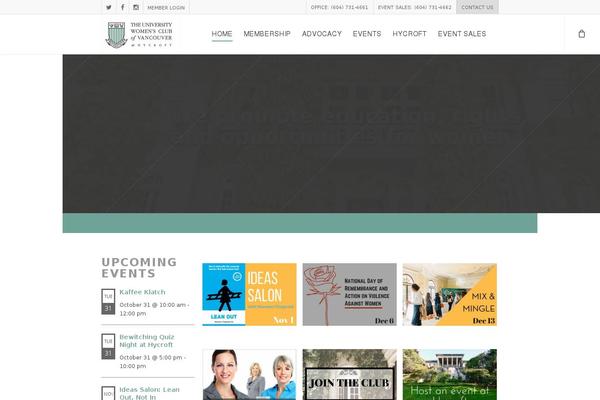 Salient theme site design template sample