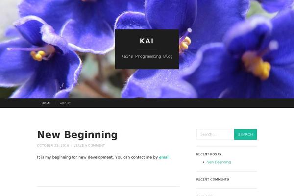 WordPress website example screenshot