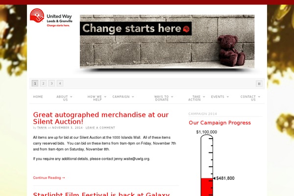 Site using Donation Thermometer plugin