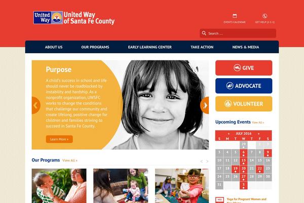 WordPress website example screenshot