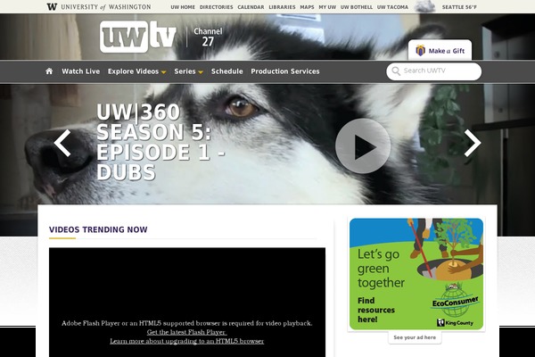 uwtv.org site used Uw-2014