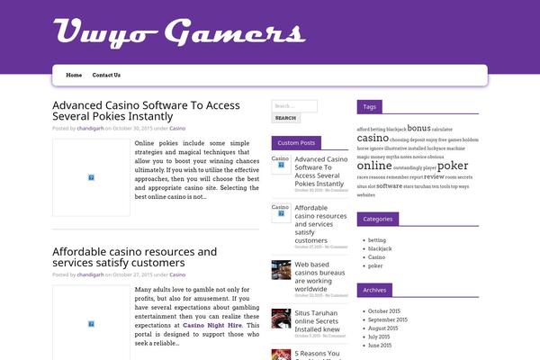 uwyogamers.com site used Vinnear