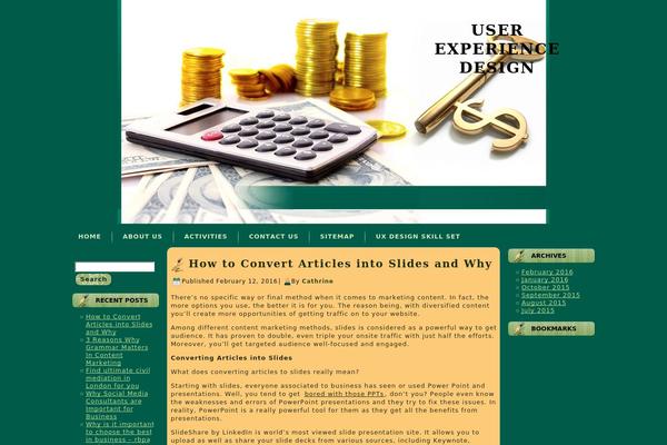 uxdconsultant.com site used Business_consultant