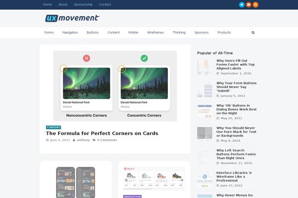 uxmovement.com site used Wpex-status