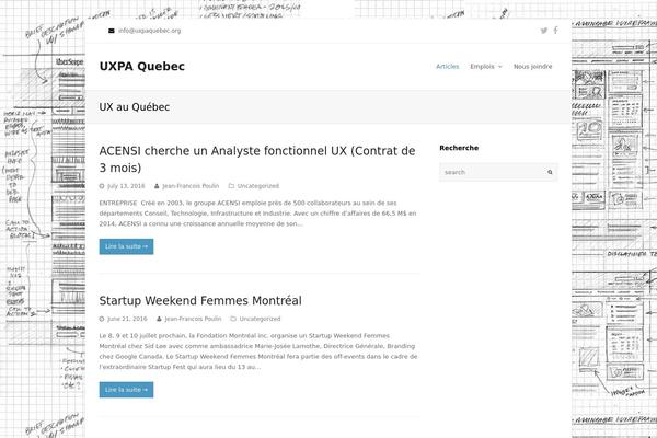WordPress website example screenshot