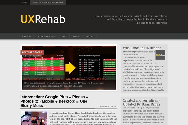 uxrehab.com site used Obscure-v1.2