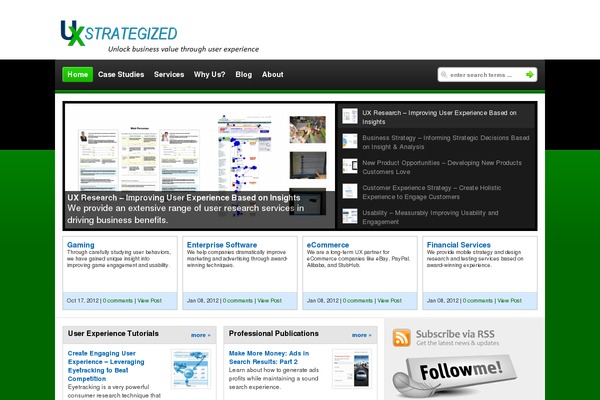 uxstrategized.com site used WP-Genius