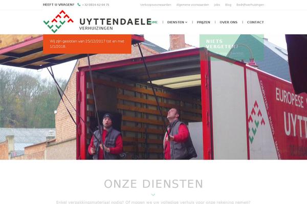 uyttendaele-removals.be site used Expl-theme
