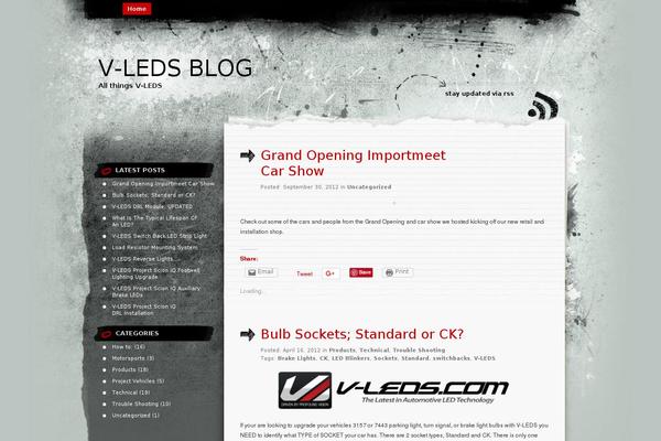 WordPress website example screenshot