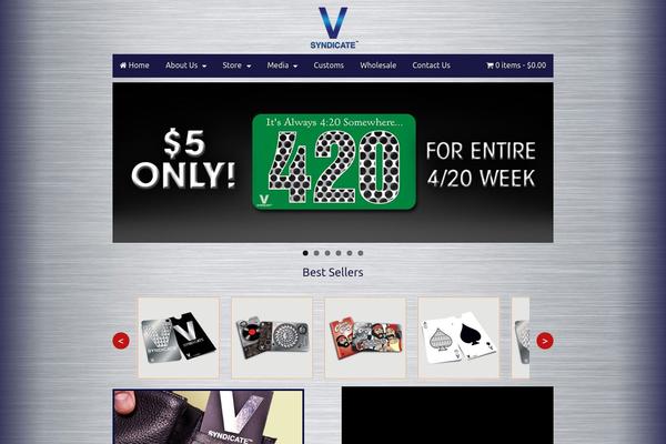 v-syndicate.com site used Gridiculous Pro