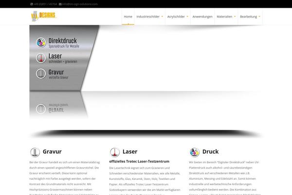 PRO Business theme site design template sample