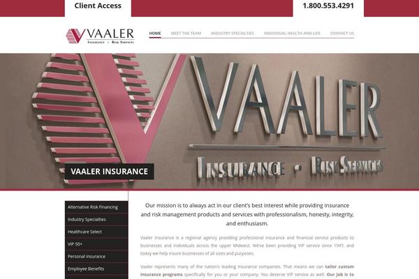 vaaler.com site used Vanguard