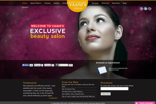 vaanis.com site used Vaanis