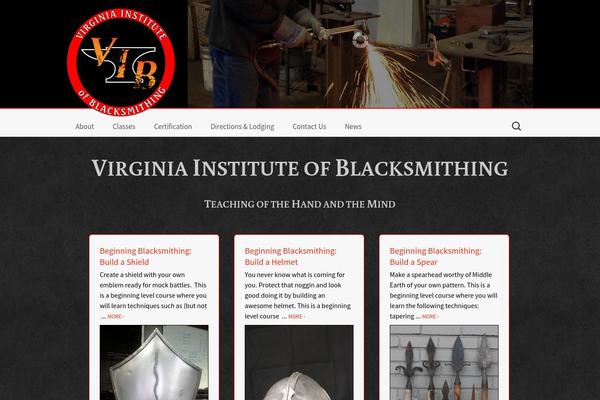 vablacksmithing.org site used Vib