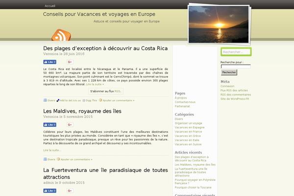 WordPress website example screenshot