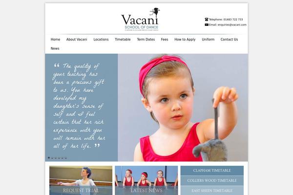 vacani.com site used Vacani