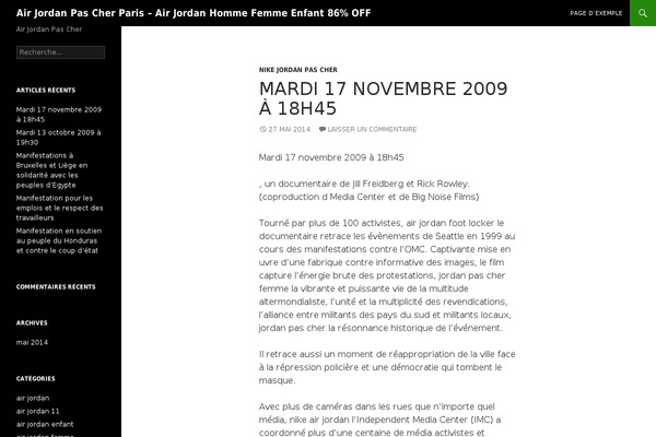 WordPress website example screenshot