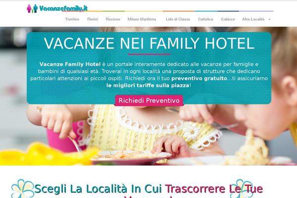 vacanzefamily theme websites examples