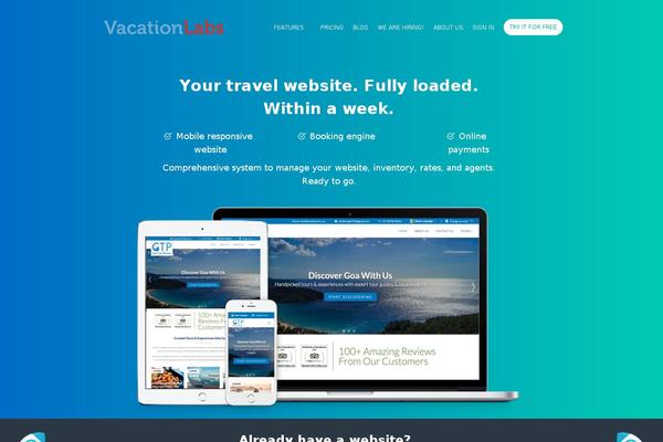 vacationlabs.com site used District-child