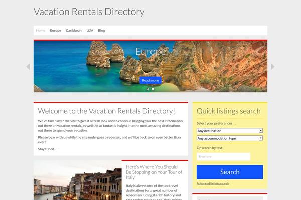 vacationrentalsdirectory.net site used Adore-travel