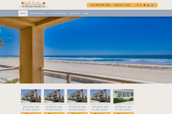 vacationrentalsmissionbeach.com site used Billluther