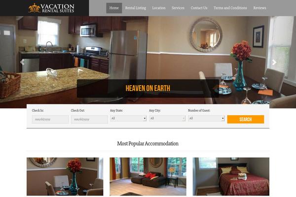 vacationrentalsuites.com site used Vacation