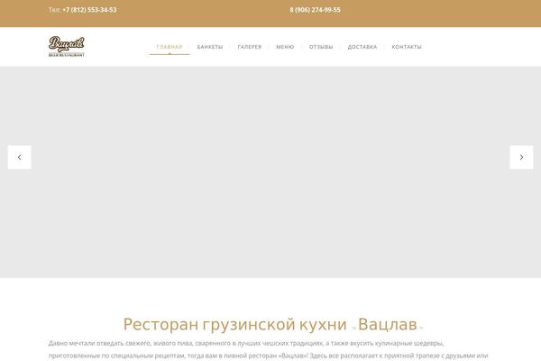 NUVO theme site design template sample