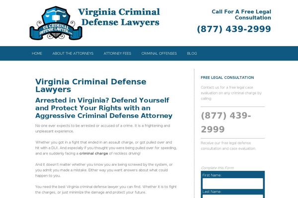 vacriminaldefenselawyer.com site used Defense-lawyer