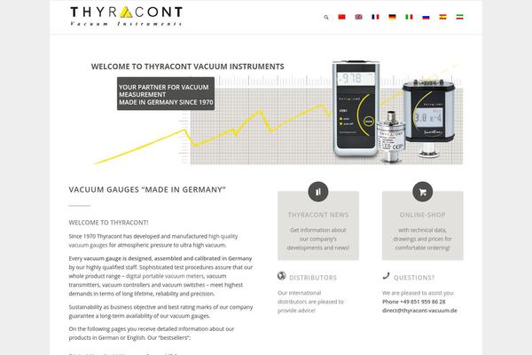 thyracont theme websites examples