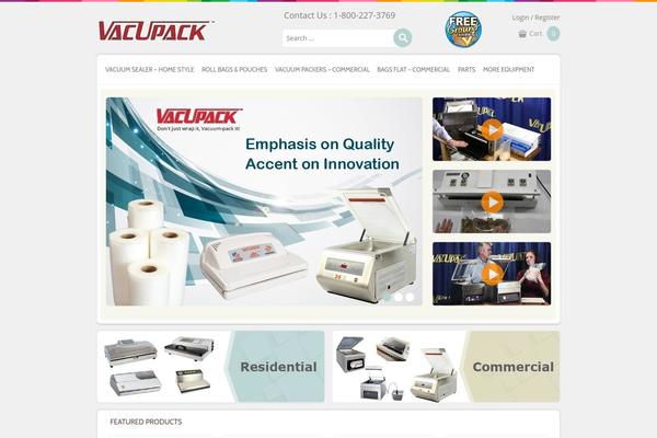 vacuumpacker.com site used Vacupack