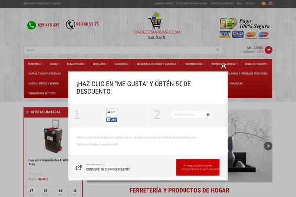 vadecompras.com site used Shopping