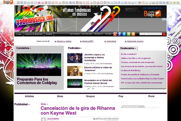 WordPress website example screenshot