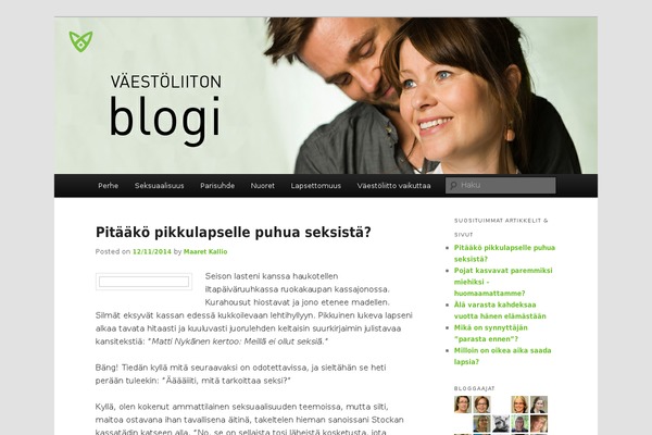 WordPress website example screenshot