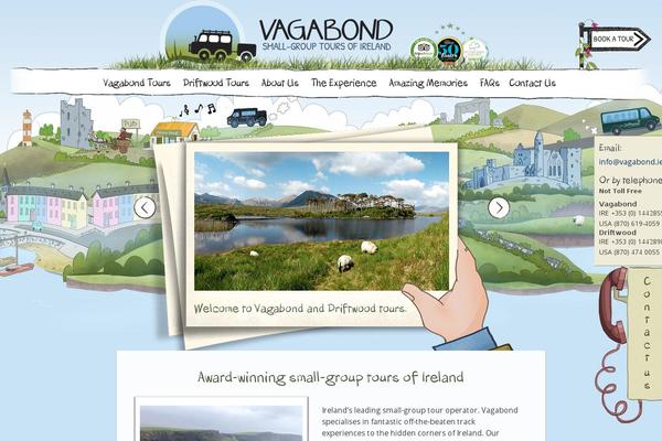 vagabond WordPress theme, websites list used vagabond theme vagabond theme websites examples