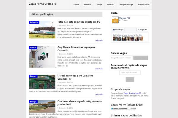WordPress website example screenshot