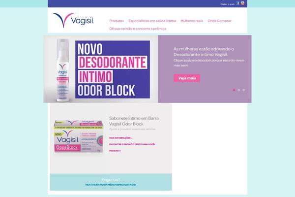vagisil.com.br site used Vagisil