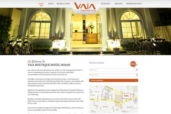 vaiahotel.com site used Vaia
