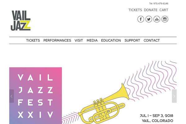 vailjazz.org site used Vail-jazz
