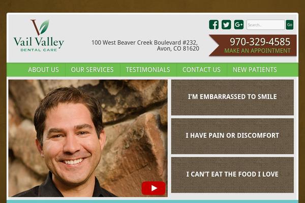 vailvalleydentist.com site used Vailvalleydentalcare