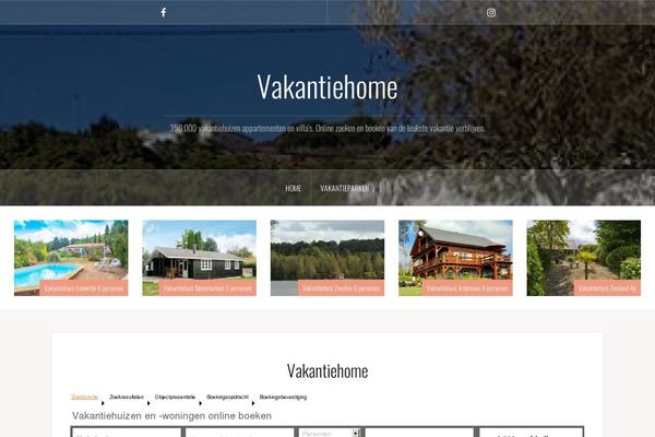 vakantiehome.nl site used Oria