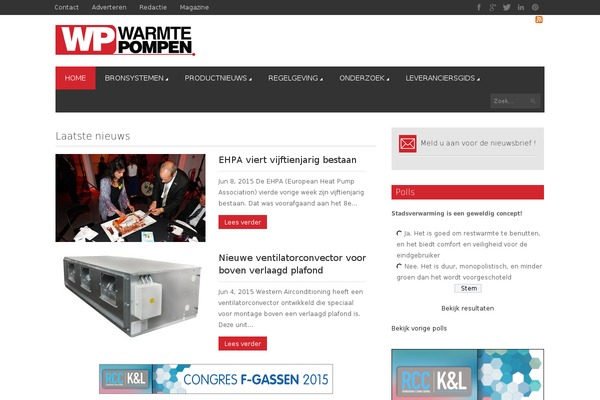 vakbladwarmtepompen.nl site used Magazon Wp