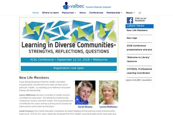 WordPress website example screenshot